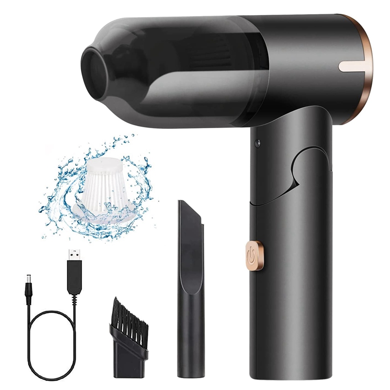 Mini Handheld Vacuum Cleaner Cordless With LED Light-Foldable Mini Vacuum For Hoover Rechargeable For Car, Home, Office,Pet: Default Title