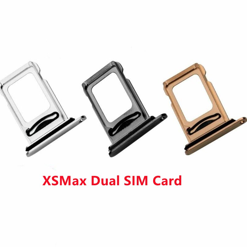 AliSunny 5set Dual Sim Card Reader Connector Flex Cable + Tray Slot Holder Adapter for iPhone 11 12 Pro Max XR XSMax Parts
