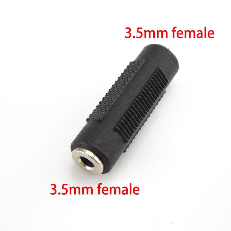 3.5 Mm Jack Coupler Vergulde 3.5 Mm Female Naar 3.5 Mm Vrouwelijke Jack Plug Audio Stereo Koppeling Socket Adapter connectors: metal / 5pcs