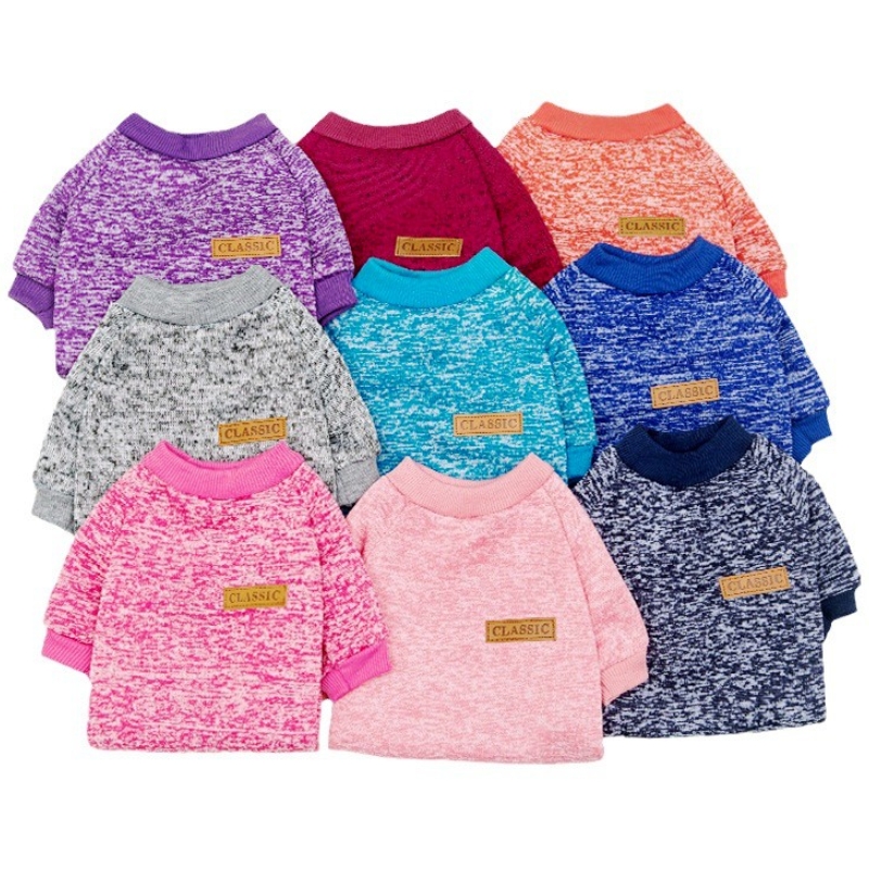 Dog Hoodies Autumn Dog Pullovers Cute Puppy Hoodies Warm Cat Sweatshirt Pet Outfits Chihuahua French Bulldog Dog Clothes