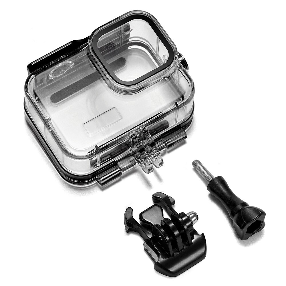 Custodia impermeabile 60M per GoPro Hero 10 9 custodia protettiva subacquea nera per immersioni subacquee per accessori Go Pro 9