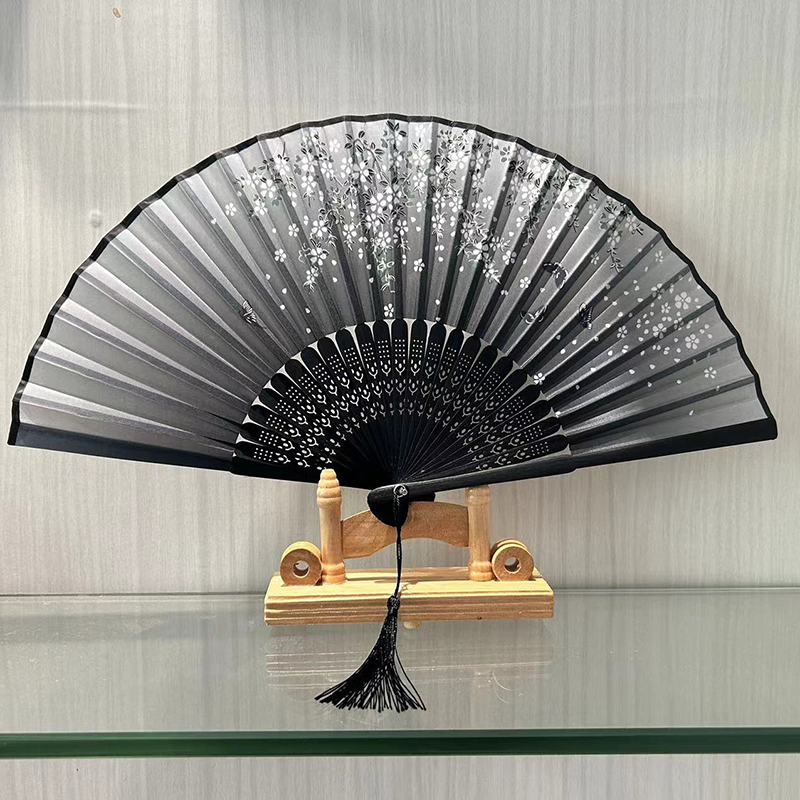 Abanico Manual con motivos de boda, disfraz antiguo, abanicos de mano plegables de estilo chino, , abanico de mano plegable de madera