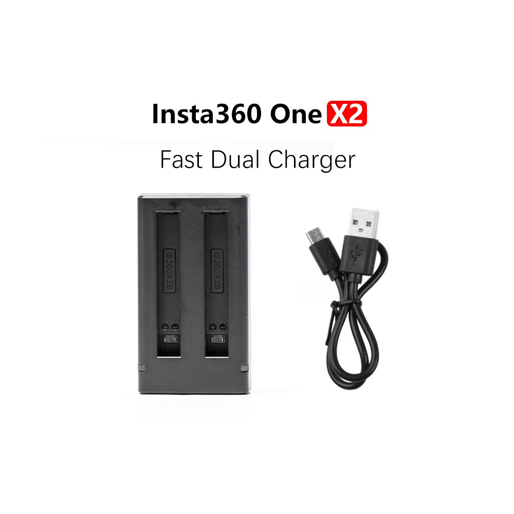 neue 1700mAh Insta360 EINE X2 batterie und Mikro USB batterie ladegerät für Insta 360 eins X 2 Aktion kamera Zubehör: ladegerät