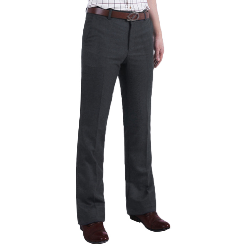 #39 pukuhousut mikroelastiset tulihousut miesten #39 ja talven paksut business casual villaiset suorat leveälahkeiset housut