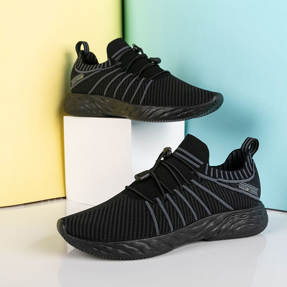 Men Bullet Running Shoes Breathable Shock Absorption Trainers Outdoor Athletic Tennis Trail Sport Shoes Sneakers for Men