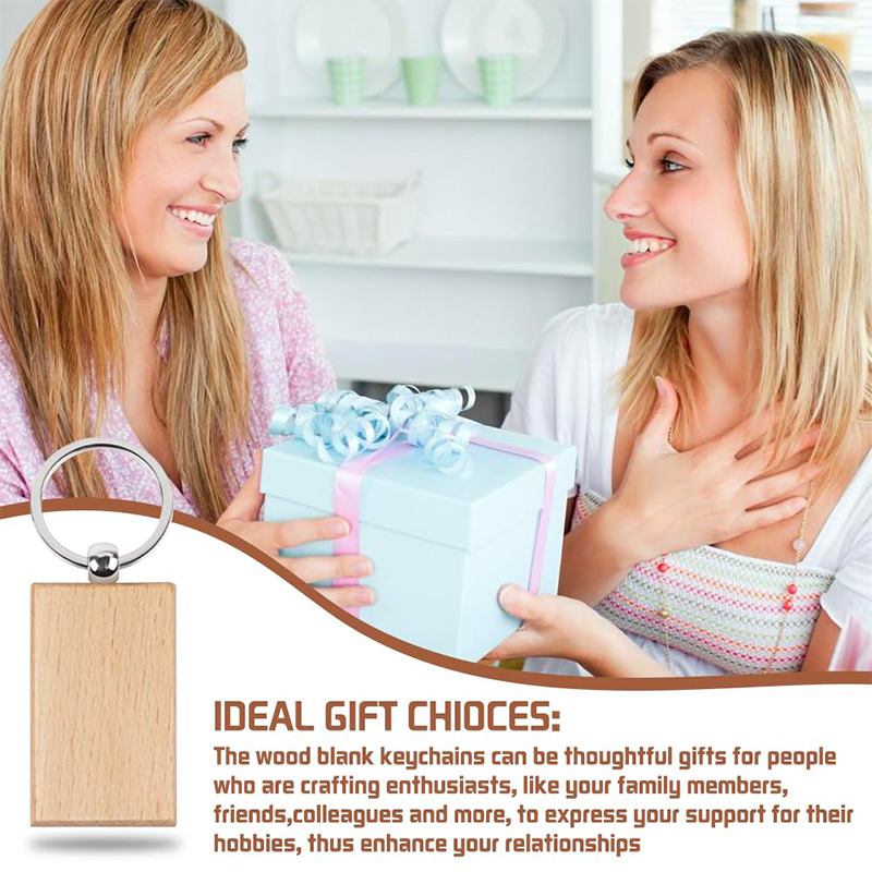 120 stuks blanco houten sleutelhanger DIY houten auto sleutelhanger bulk