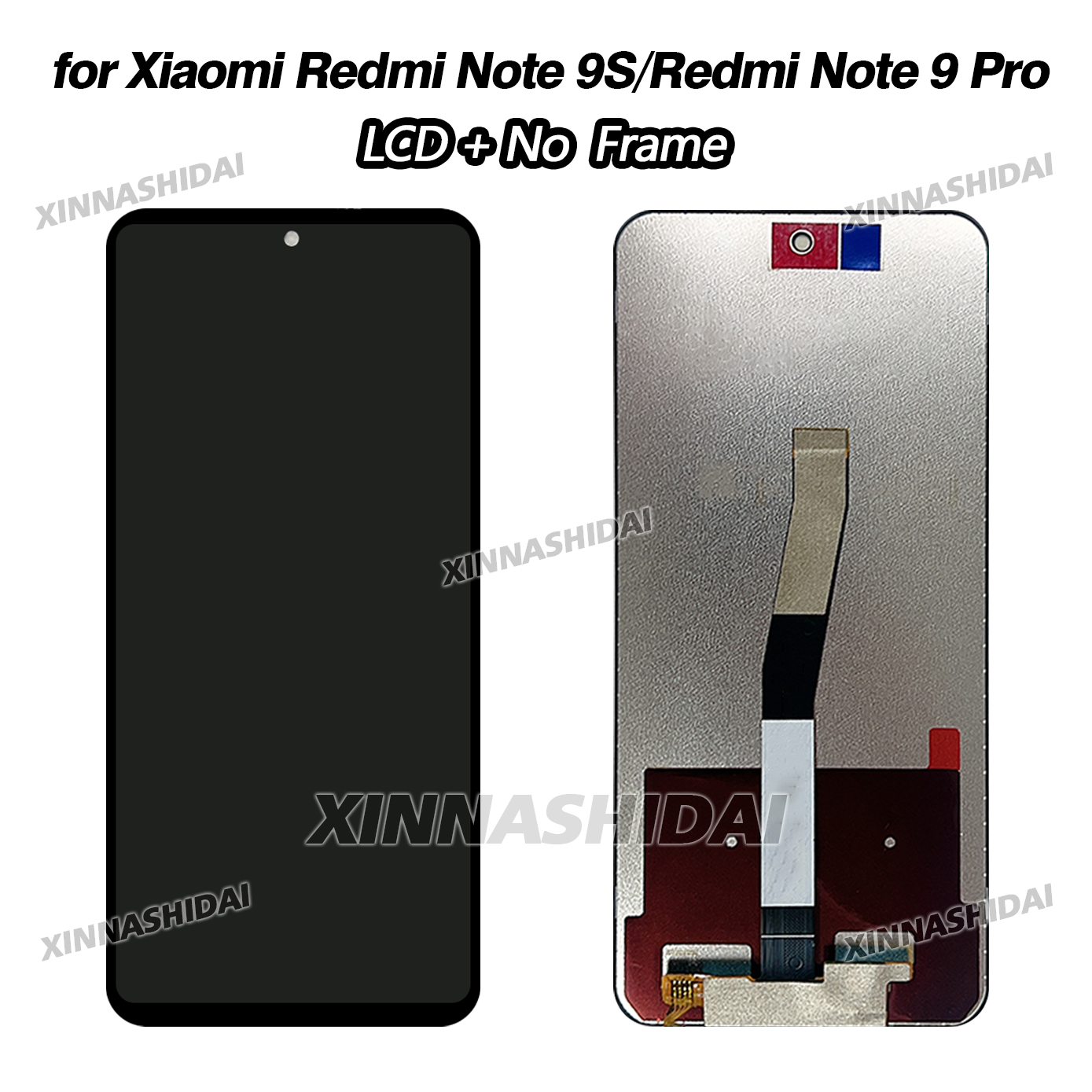 Pantalla para Xiaomi Redmi Note 9S pantalla Lcd pantalla táctil Digital para Redmi Note 9 Pro M2003J6B2G M2003J6A1G reemplazo de la pantalla: Azul