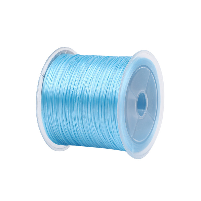 Hilo elástico para pulsera, hilo para hacer pulseras, gomas para hacer pulseras, cuerda elástica fuerte para hacer joyas: Azul cielo