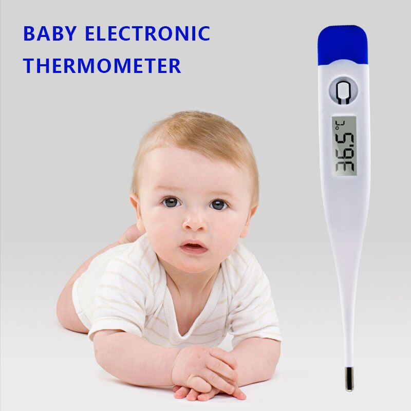 Thermometer LCD Digital Body Thermometer Waterproof Handheld Temperature Sensor Meter for Fever Human Adult Bady Measure Tools
