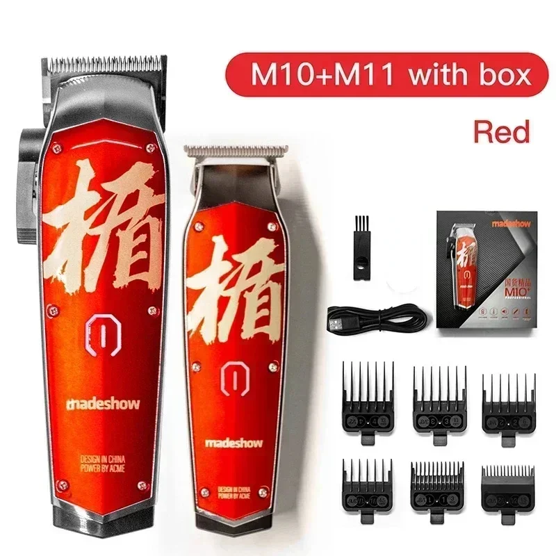 Madeshow M10 M11 Hair Clippers for men,Cordless Hair Clipper,Hair Trimmer For Men,Haircut Machine For Barbershop,Beard Trimmer