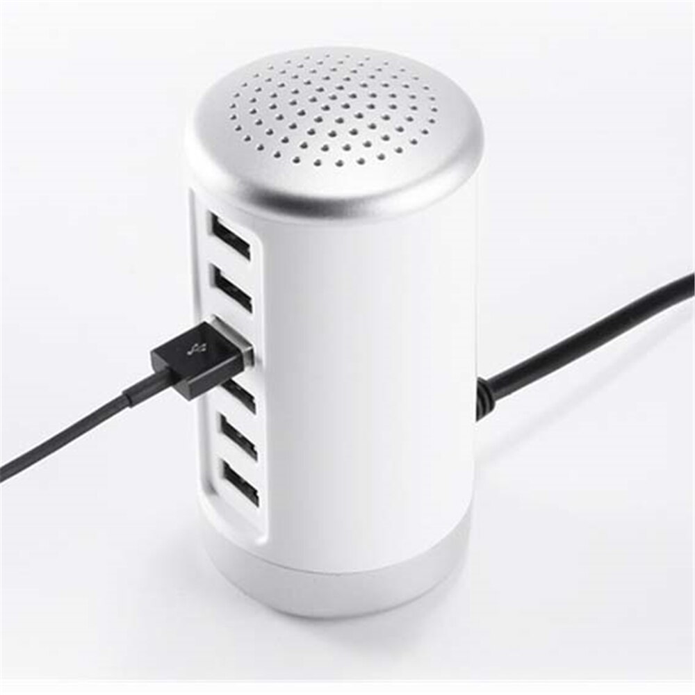 Cargador USB de 6 puertos, estación de carga múltiple, con acoplamiento Universal, para teléfono móvil, escritorio, hogar