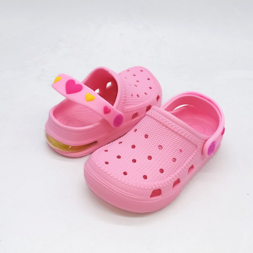 Piger børn børn sommer luftpude crock hjemmesko strand træsko klipklapper sandaler sko eur 28 29 30 31 32 33 34 35