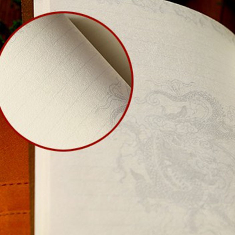 Cahier de notes classique de Style chinois, bloc-notes sculpté, bloc-notes brocart du Dragon chinois , à la , d'affaires, feuilles de 50