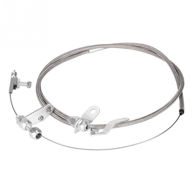 Braided Kick Down Cable Transmission Kickdown Trans for Ford C4 Detent