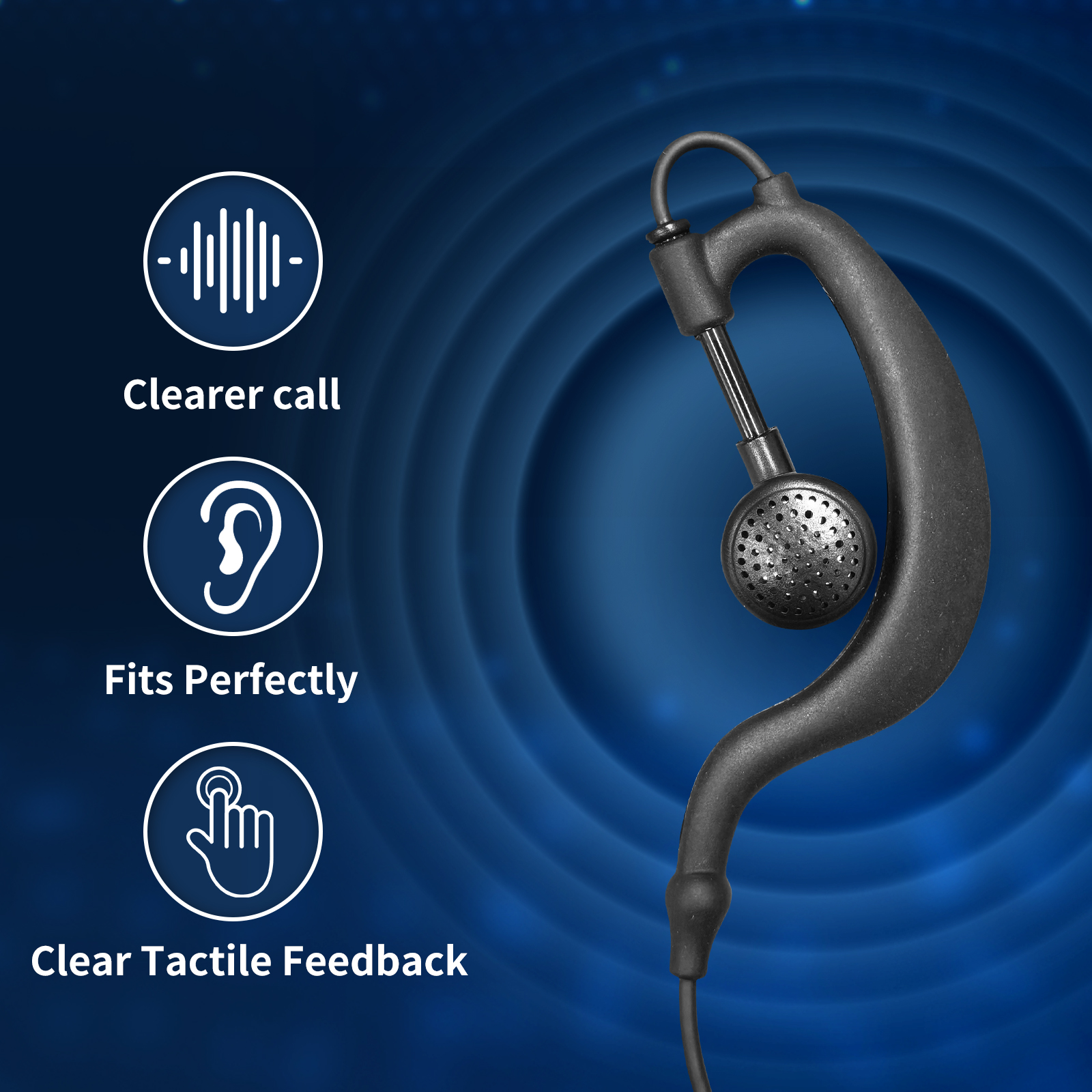 Oortelefoon Oortelefoon Headset voor Radtel RT-880 UV-98 plus Two Way Radio Walkie Talkie met PTT Mic
