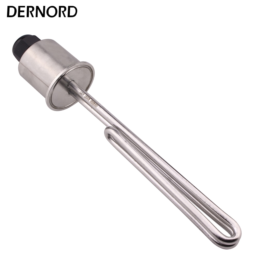 Dernord 2 Tri-clamp(OD64mm) 120V 1500W 1650W SUS304 Heating Element Electric Heater With Protection Cover