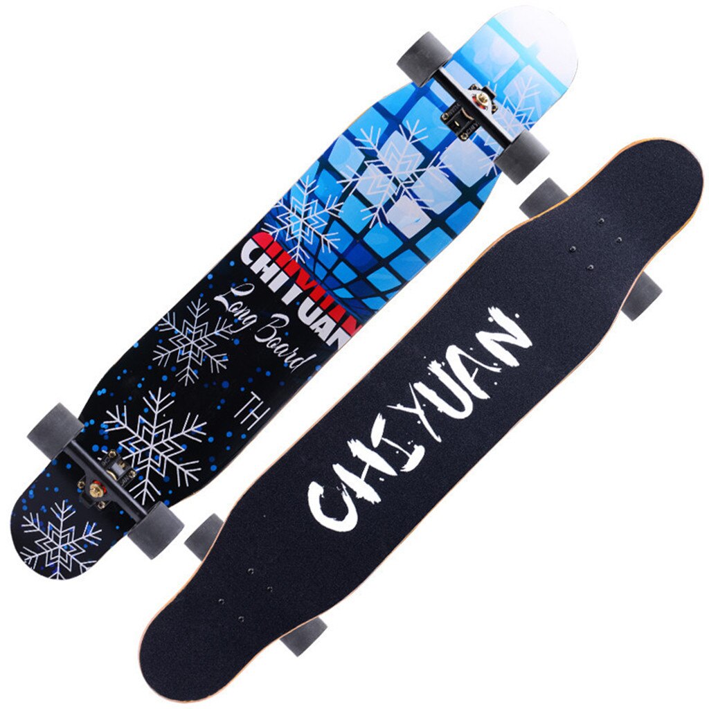 Standard Longboard Skateboards for Beginners Kick Skate Board Maple wood dance board road travel brush street 118cm