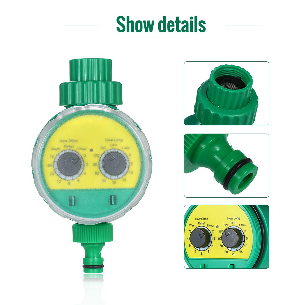 zeitgesteuert Bewässerung Regler Automatische Sprinkler Regler Programmierbare Ventil Schlauch Wasser Timer Wasserhahn Bewässerung Timer