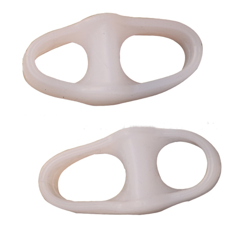 1Pair Silicone Gel Pad Straighteners Bunion Corrector Toe Pain Relief Protector Toes Gel Pedicure Foot Care