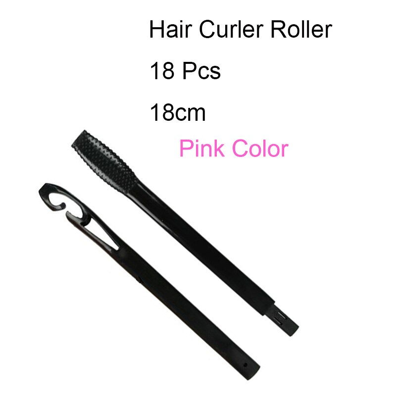 18Pcs Styling Tools Woman Hair Curler Spiral Ringlets Rollers Physical Shaping Long Hair DIY Manual Divider Supplies