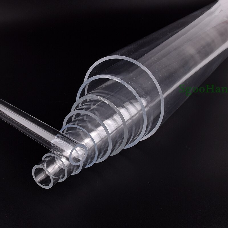 Länge 50cm OD 16 ~ 110mm Plexiglas Acryl Aquarium Aquarium Rohr Hause DIY Bewässerung System PMMA Rohr wasser Versorgung Rohr