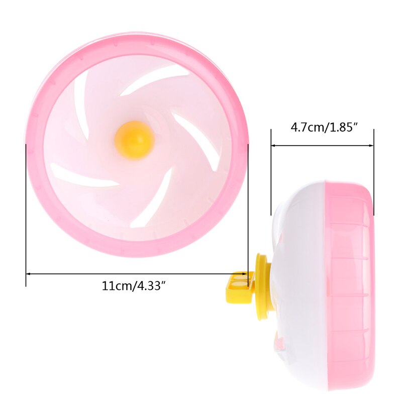 Hamster Mouse Rat Exercise Toys Plastic Silent Running Spinner Wheel Pet Toy