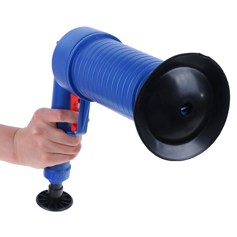 1 st badrum högtryckskraftig manuell handfat kolvöppnare renare pump luftkraft avloppsblästerpistol för badtoaletter