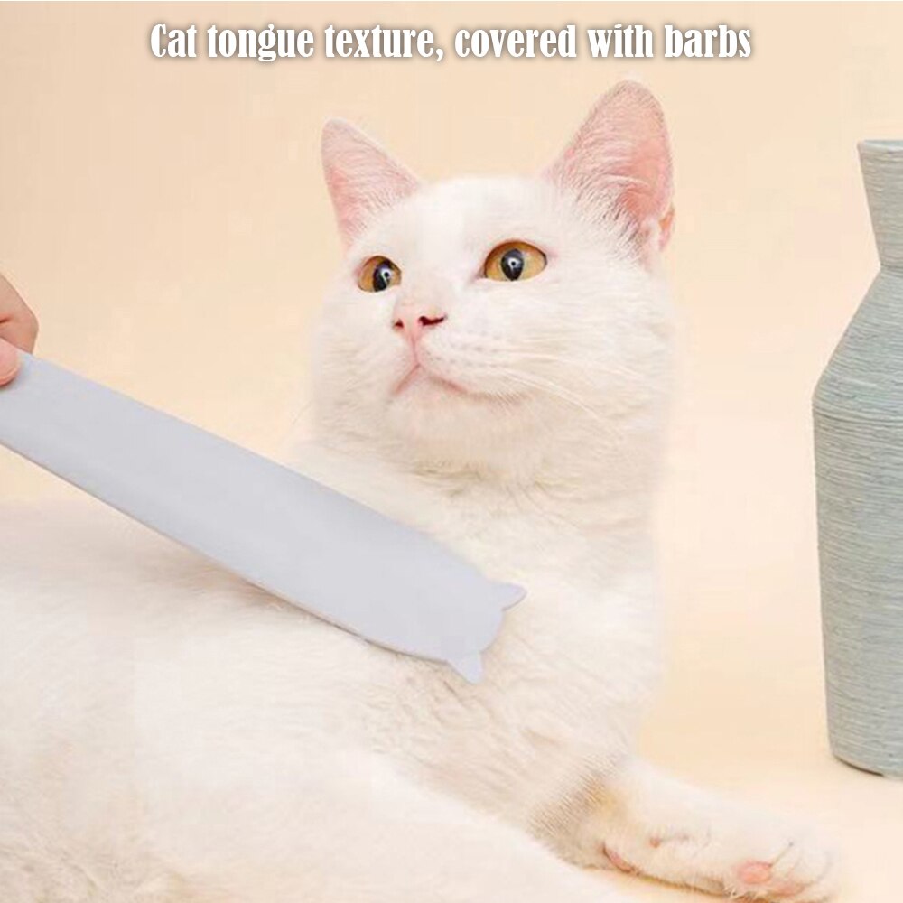 Peigne de Massage en Simulation de langue de chat, accessoire de pour animaux de compagnie, Portable, outil quotidien de nettoyage des poils, soins, accessoires pour chats