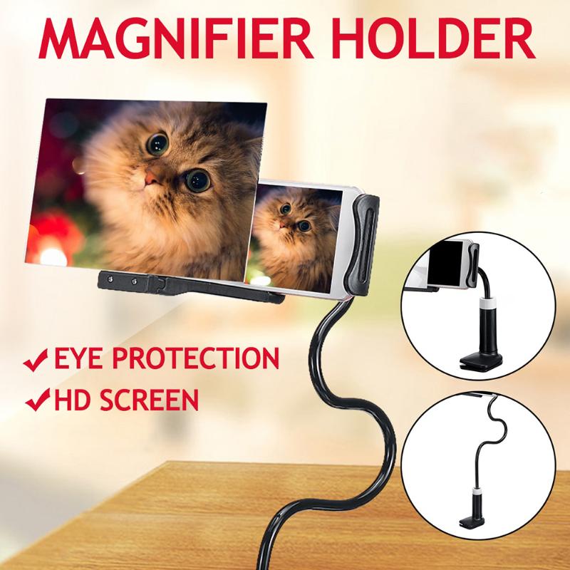 8/12/14inch Mobile Phone High Definition Video Screen Magnifier Rack Smartphone Movie Amplifying Projector Stand Bracket