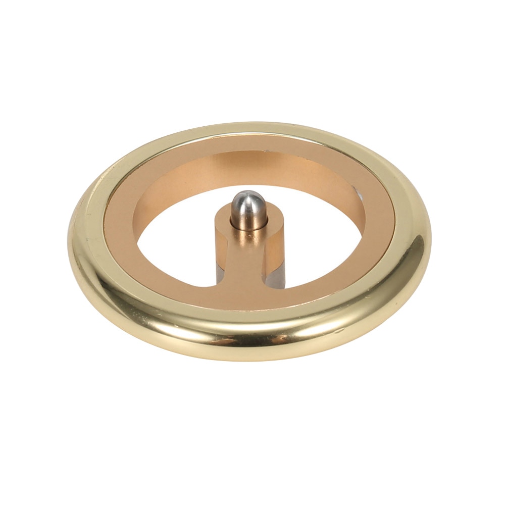 Illusion Desk Spinner, Mesmerizing Optical Toy, Perfectly Balanced Coin Size Spinner: Gold