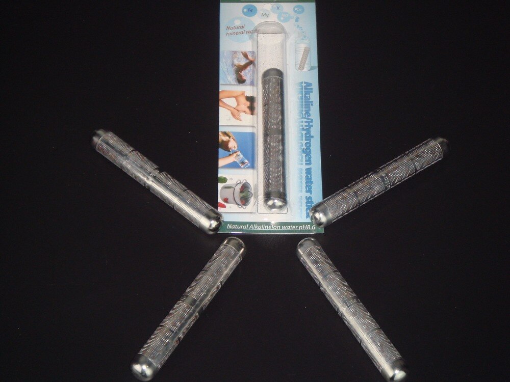 Ionizer Negative Ion Water Purifier Alkaline Water Stick Stainless Steel Raise PH Neg Charged Structured Health Water Portable