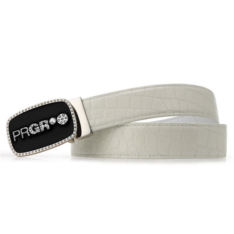Prgr diamant golfclubs riem krokodillenleer complete set clip riem breedte 3.5cm unisex