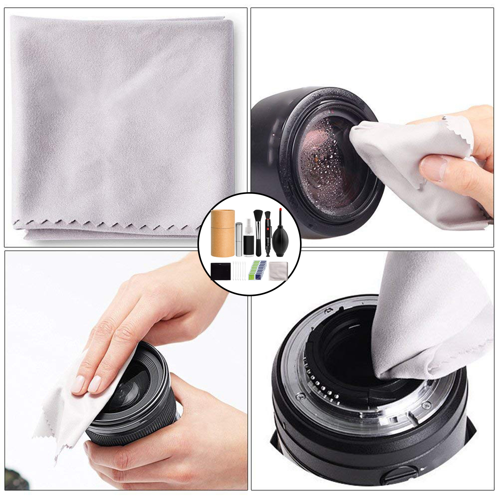 Full Frame Sensor Cleaning Kit Camera Cleaning Kit W/Sensor Wattenstaafjes Lens Cleaning Pen Zachte Borstel Voor Camera lens