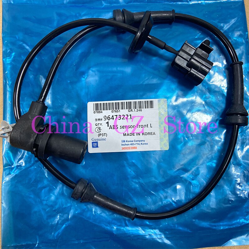 Sensor de velocidad de rueda de ABS para coche, accesorio delantero, derecho, Izquierdo, para Chevrolet Aveo, Aveo5, Kalos, Daewoo, Kalos, pontiac-g3, 96473222, 96473221, 96473223