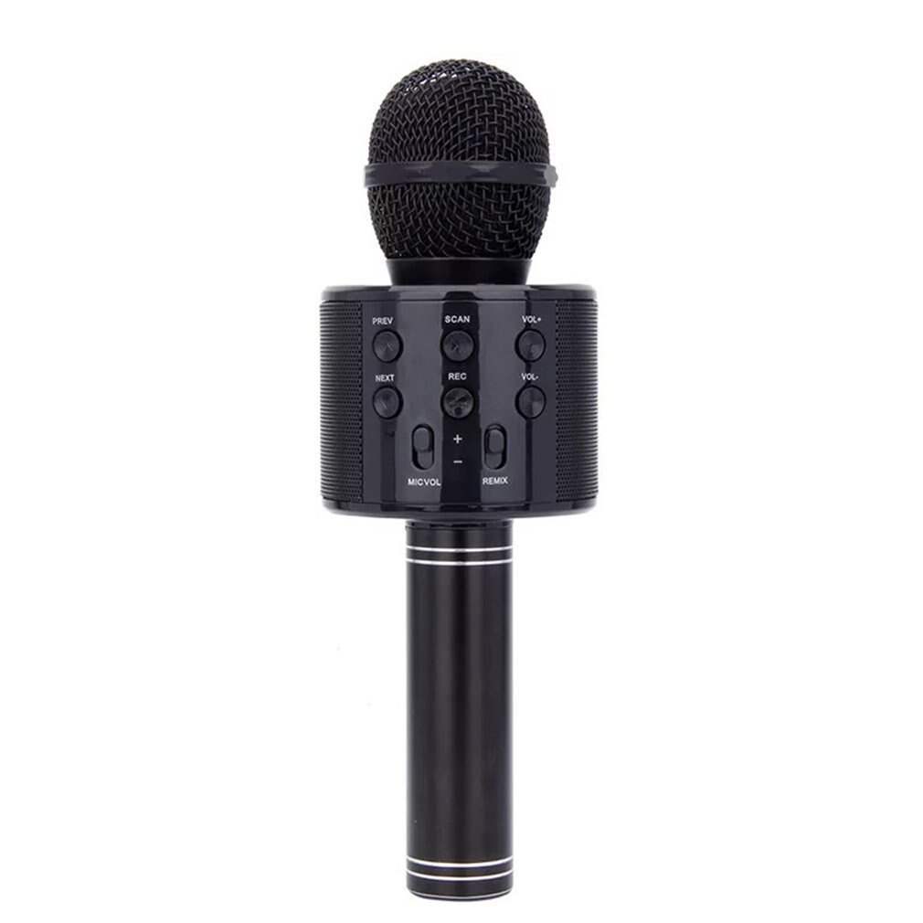 Wireless Karaoke Microphone Micro 4 in 1 portable karaoke player 12 sound effects for home KTV / Party