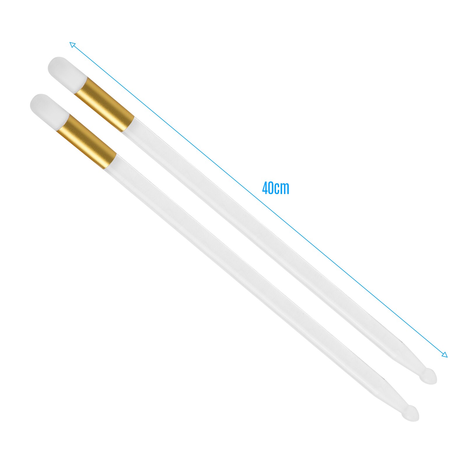 1 Pair LED Light Up Drum Sticks Luminous Bright Drumsticks Color Changing Drumsticks Drum Set Accessories