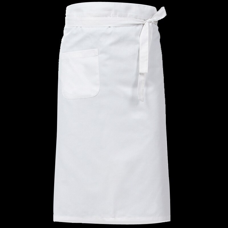 Ober keukenkleding heren chef-kok uniform polyester gestreept dames serveerster restaurant kok kostuums café zak chef-kok schorten: Helft 7