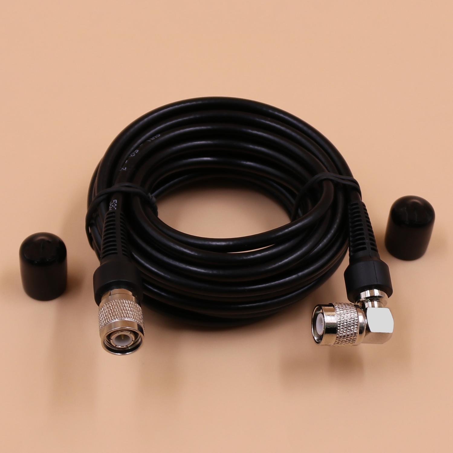 Beitian gnss antenne 5 meter rf feeder kabel gps antenne lige led og bøjet sub tnc han-tnc hankabel,c -5- tnc-tnc-w