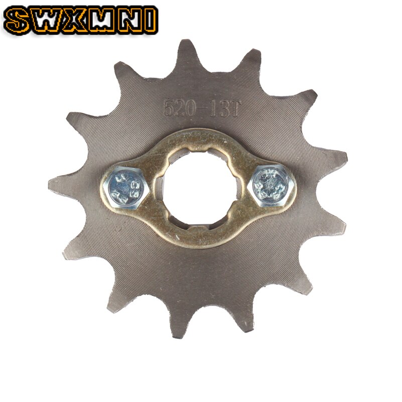 Motorcycle Steel 520 chain 20mm 13T Teeth Front Engine Sprocket For Honda Lifan ZongShen YCF ATV Quad Dirt Pit bike Buggy