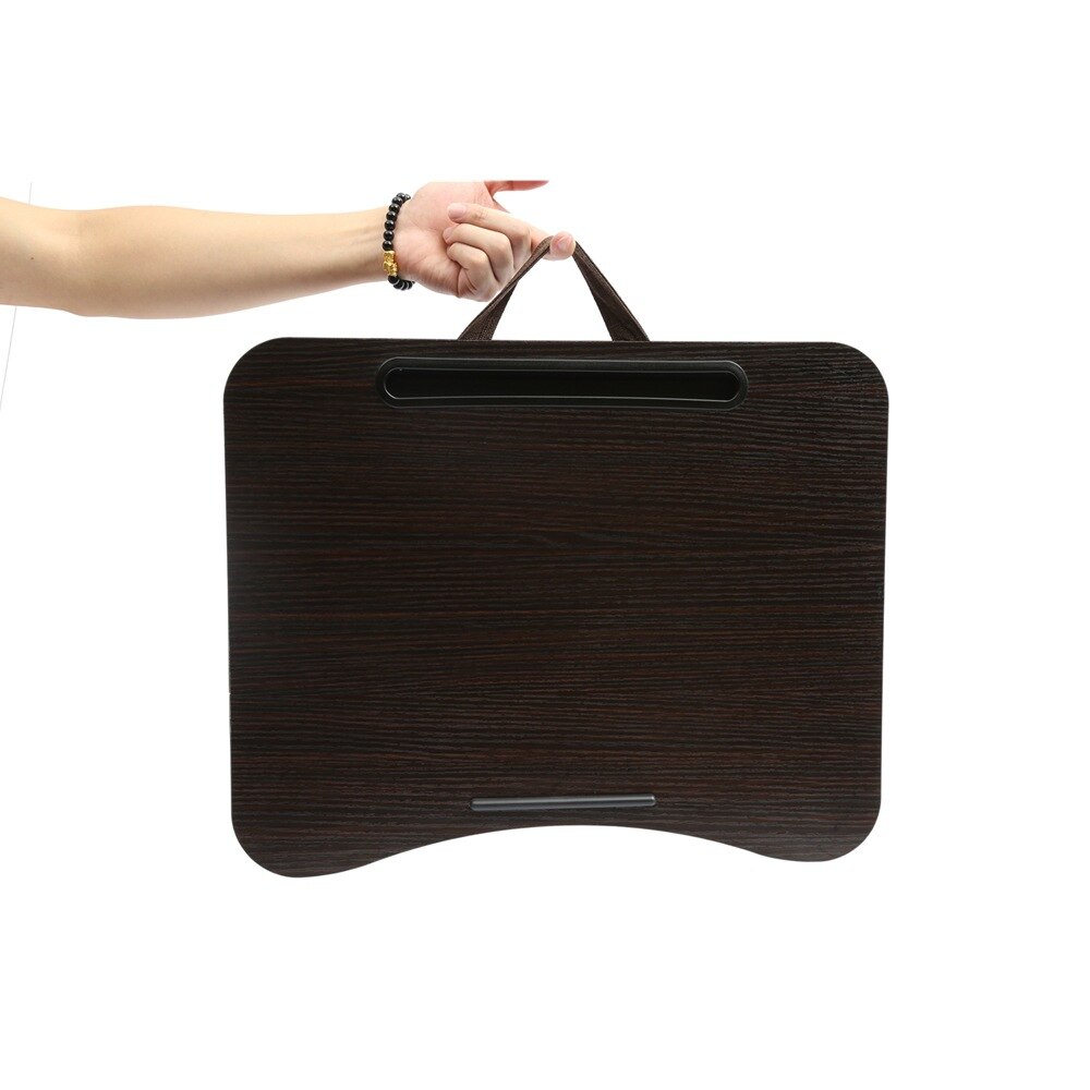 Portable 47X38CM Handy Lap Tray Laptop Table Outdoor Learning Desk Lazy Tables Laptop Stand Holder: Light Green