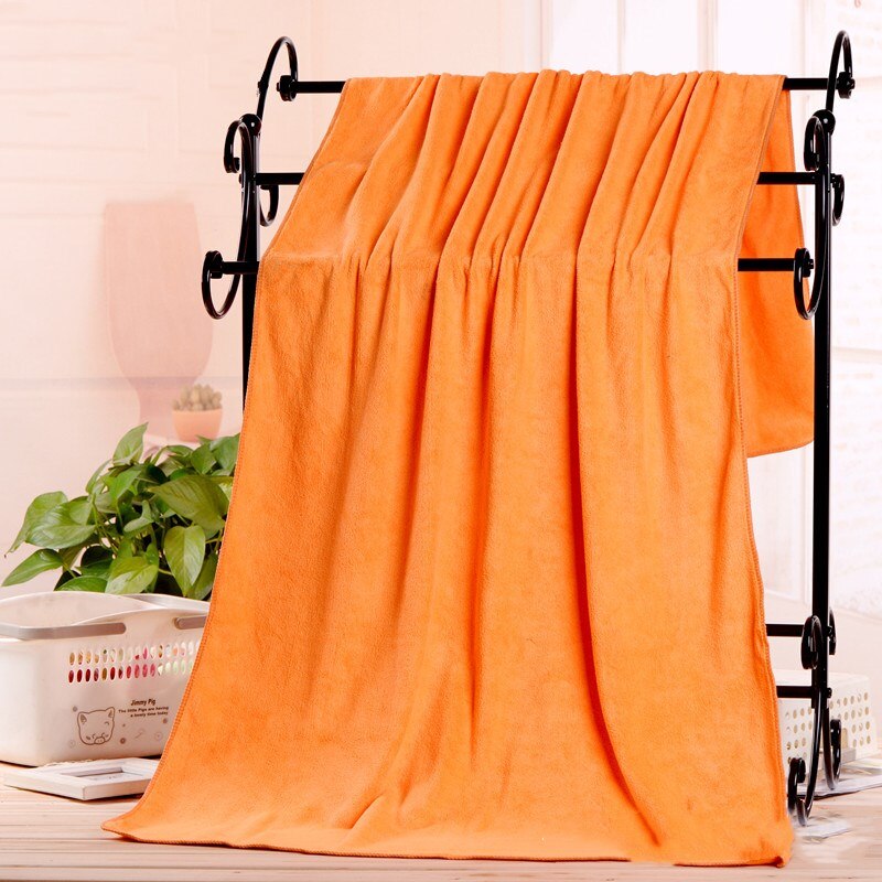 Toalla de baño de secado rápido para salón de belleza, toalla grande y gruesa de microfibra, absorbente, suave y humeante, para masaje, 200x100