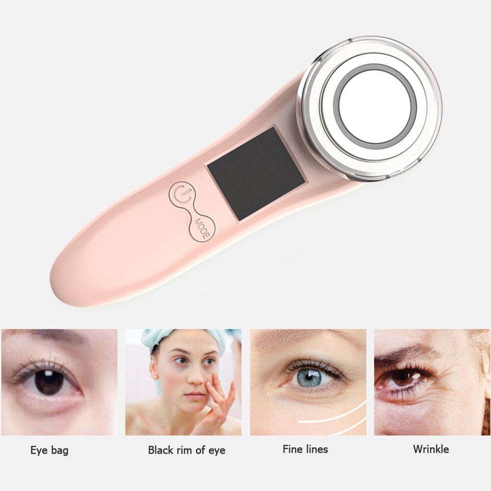 Skin Lifting Tighten Vibration Massage Electroporation RF Radio Face Lifting LED Photon Wrinkles Removal Skin Care Beauty Device