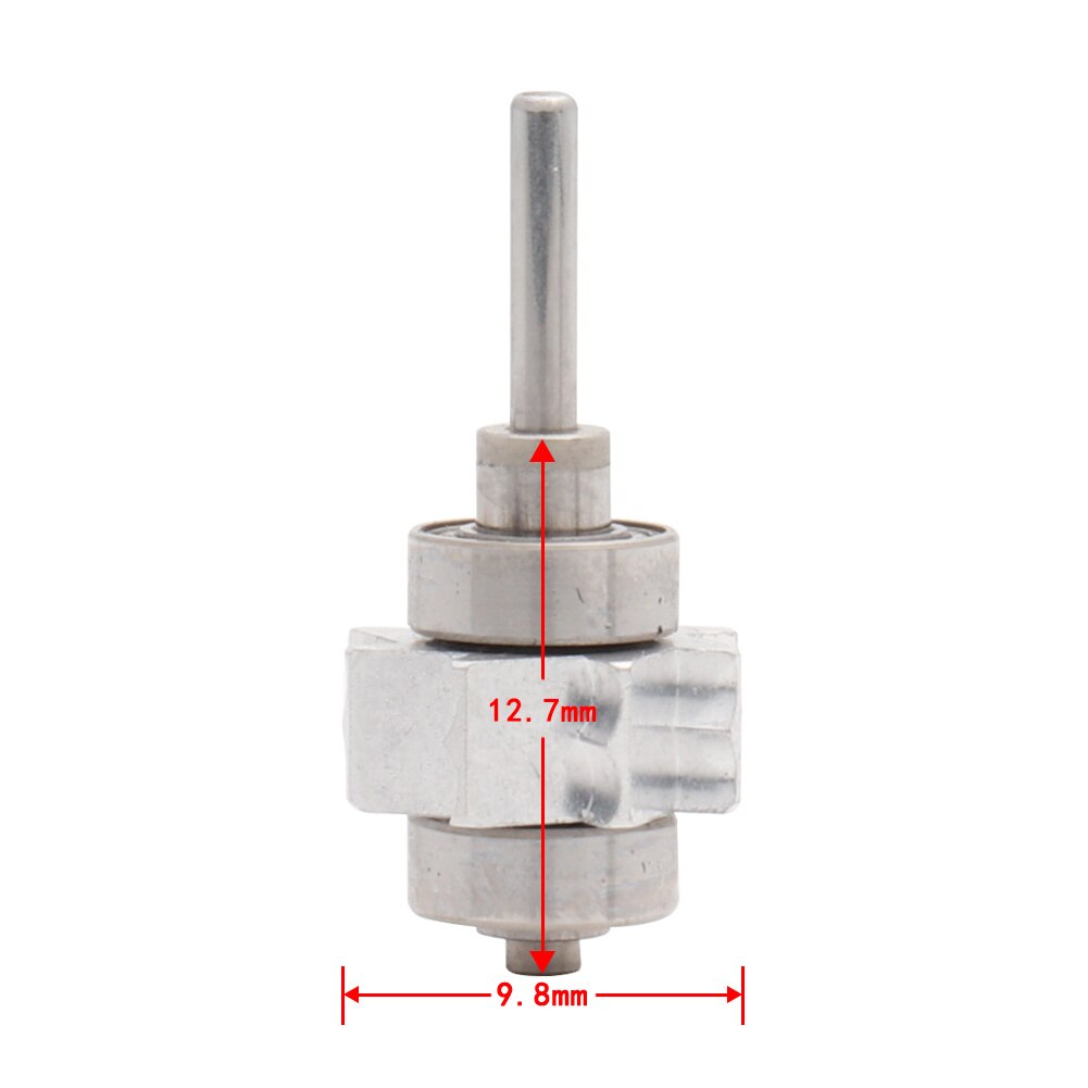 BODE Dental LED High Speed Handpiece Self-powered Air Turbine Standard Push Borden/Midwest 2/4Holes B2/M4 Cartridge/Rotor: Rotor Cartridge
