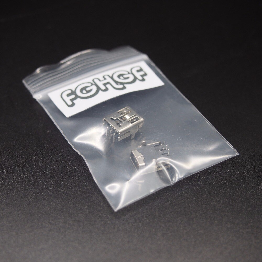 10 Pcs 5P Mini Usb Poort Interface Mini Usb Socket Mini 5P Connector 90 Graden 2 Positionering Voeten