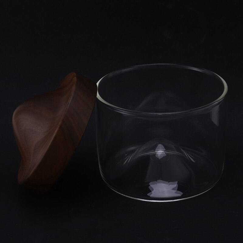 Whiskey Glas Kleine Glas Japanse Stijl Mountain Houten Bodem Wijnglas Originaliteit Creatieve Verdikking Glas