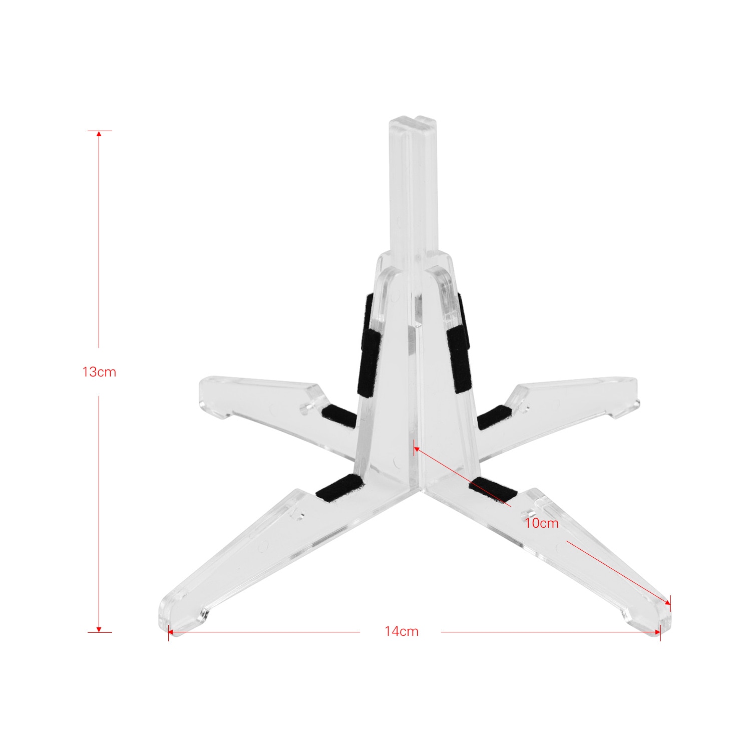 4 Patas desmontable soporte de clarinete portátil ligero Material de plástico Accesorios