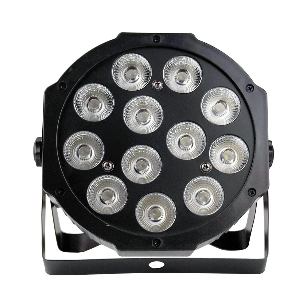 RGBWA UV 6-in-1 Bühne Led Par Licht DMX512 6-Farbe LED Flach Par Licht IN/OUT Stecker Stimme DJ Färben Lichter