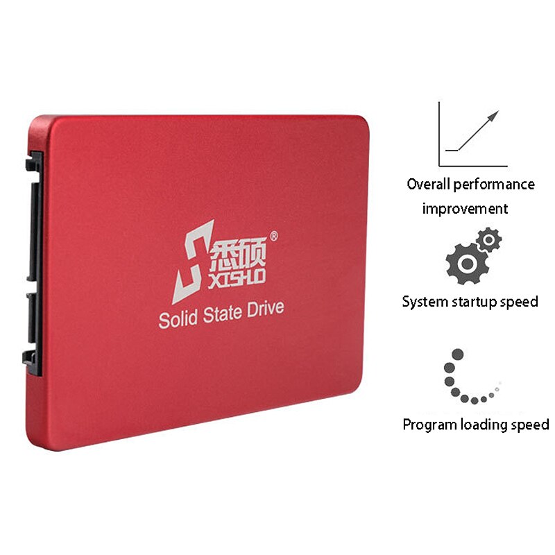 XISHUO 120GB 2.5-Inch SSD SATA3.0 (6Gbps) Internal Solid State Drive, Suitable for Desktop Universal Solid State Drive