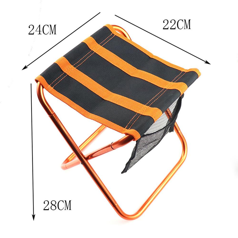 Mini chair portable folding camping chair folding camping stool light portable seat adult fishing hiking gardening beach 35A12
