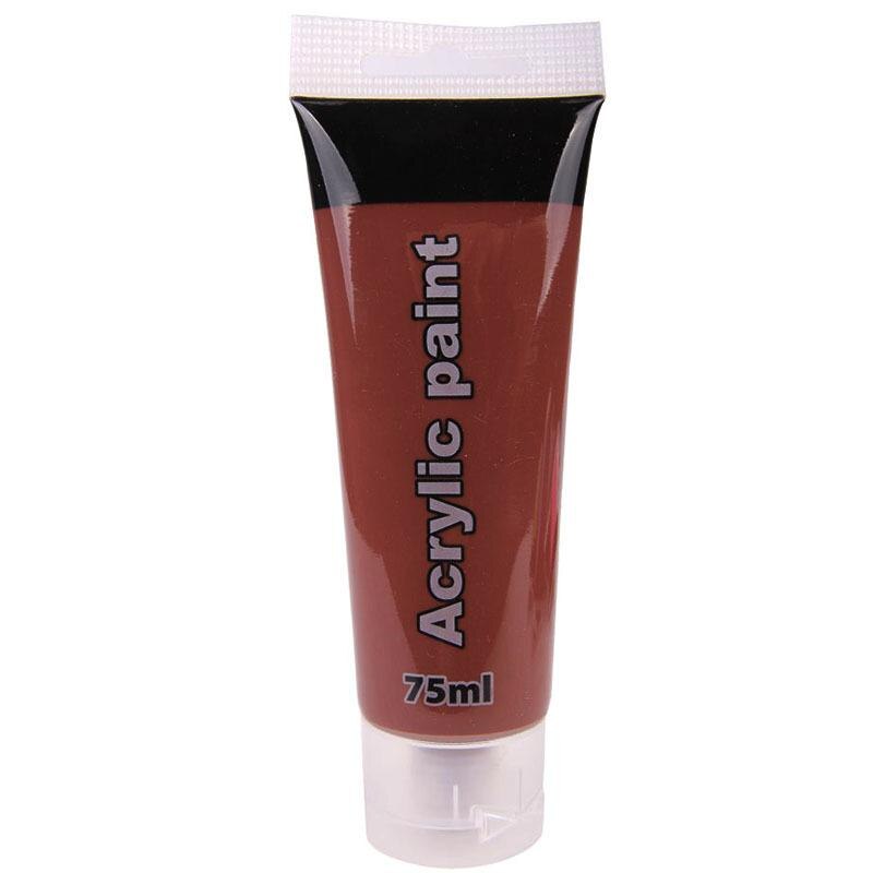 Acryl Verf Kleur Set Buis Waterdicht Pigment Craft Tekening Schilderen Op Muur Canvas Hout Ambacht Verf Pigmenten Voor Kunstenaars: Light Brown